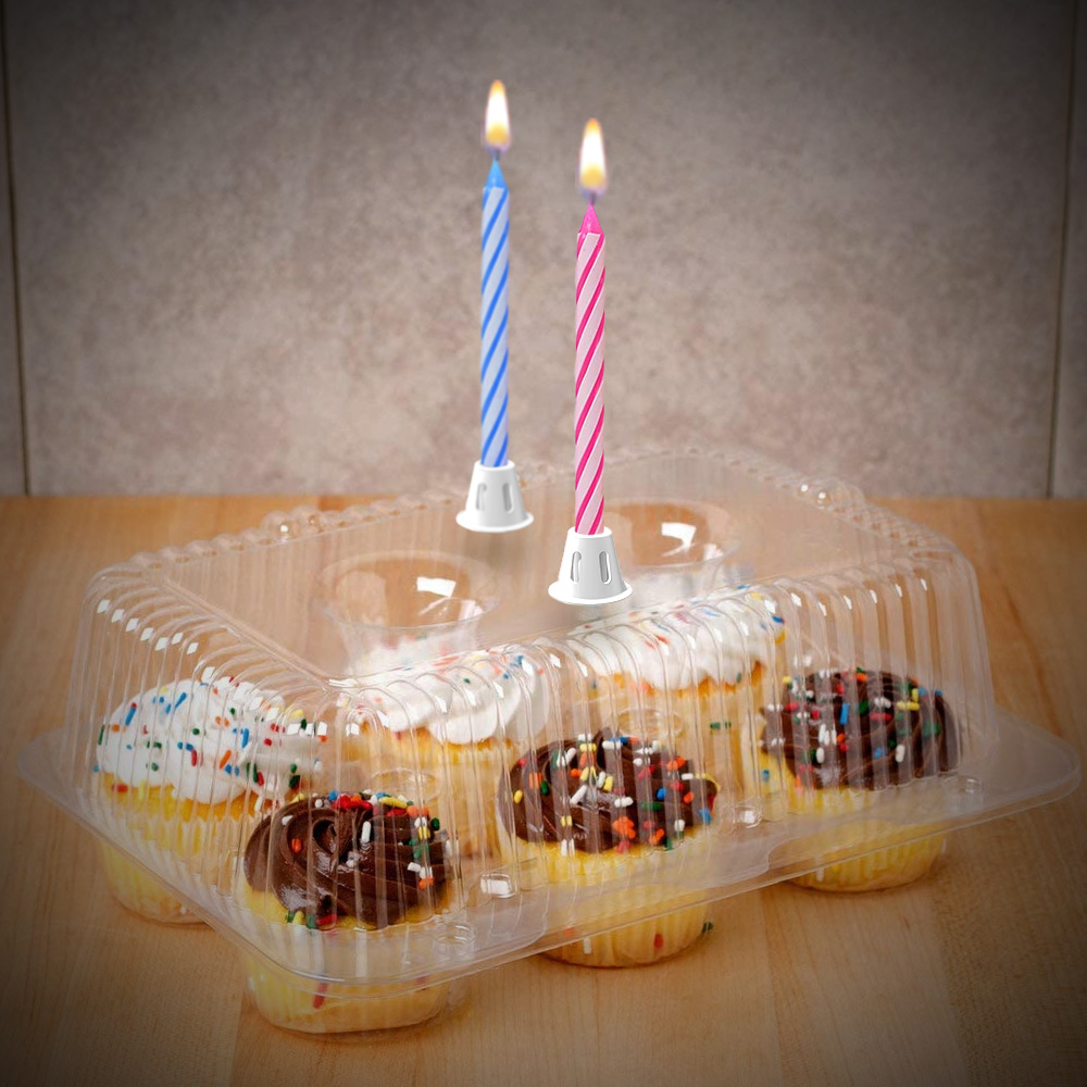 Candles on Mini Cupcakes